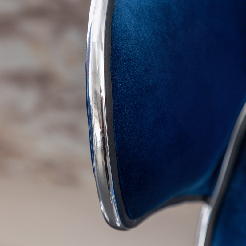 Tabouret de bar pivotant rembourré en velours, ensemble de 2