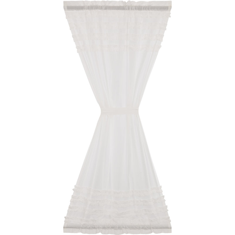 100% Cotton Sheer Single Curtain Panel