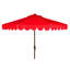 Outdoor Venice Single Scallop Crank Outdoor Push Button Tilt Umbrella-1667940647