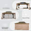 Auvent de toit permanent en aluminium et double en polycarbonate-87703192-90289469