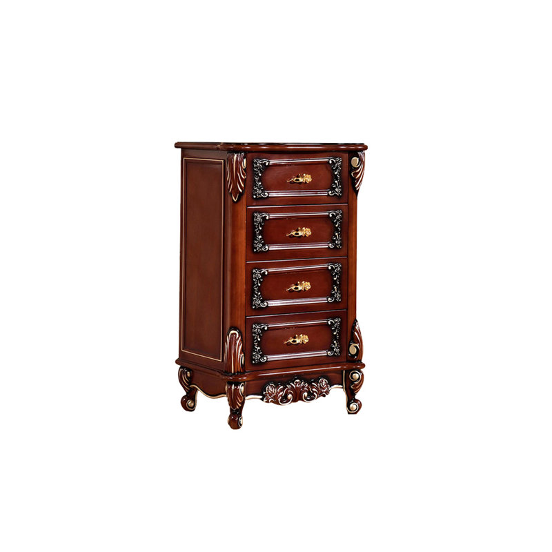 Commode d'appoint en bois massif de style européen