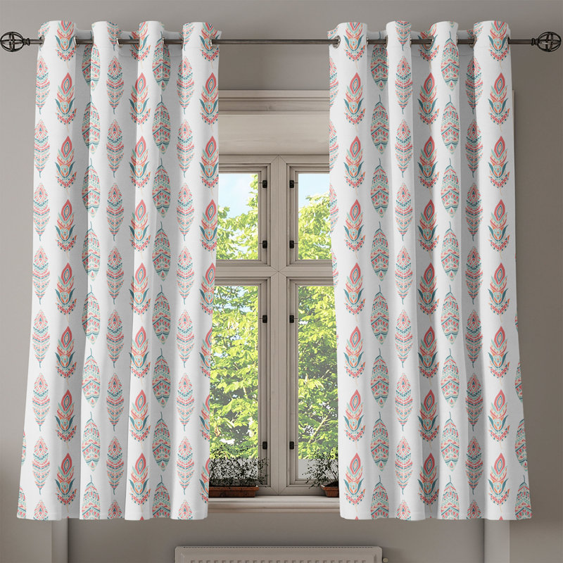 Sateen Blackout Curtains / Drapes Pair, 50" W x 63" L