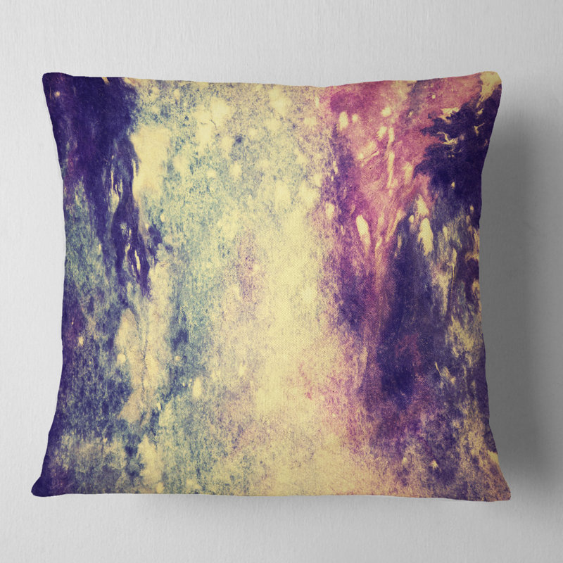  Coussin abstrait, 18 po x 18 po, Carré
