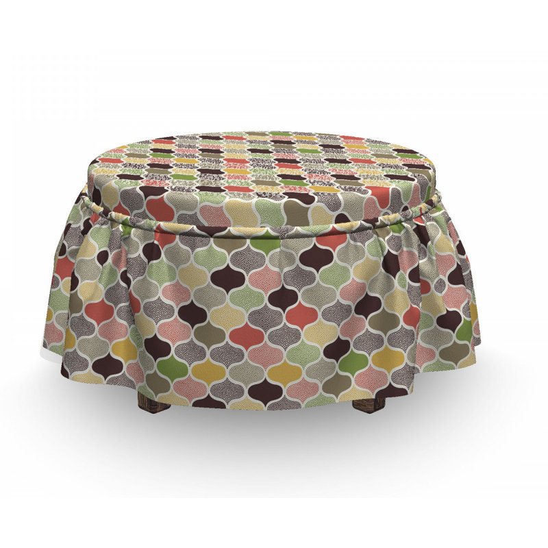 Box Cushion Ottoman Slipcover