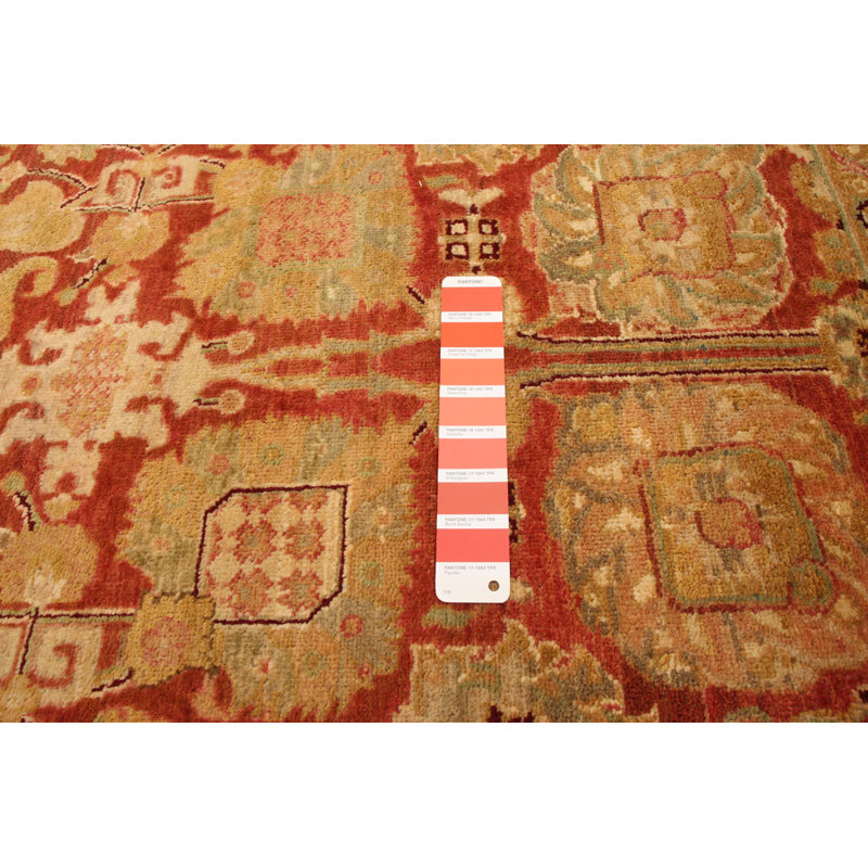 Tapis décoratif en laine de conception unique noué à la main New Age 5 pi 1 po x 7 pi 7 po Desani