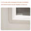 Porte d'entrée avant en verre givré 36 po x 8 po 36 po x 36 po