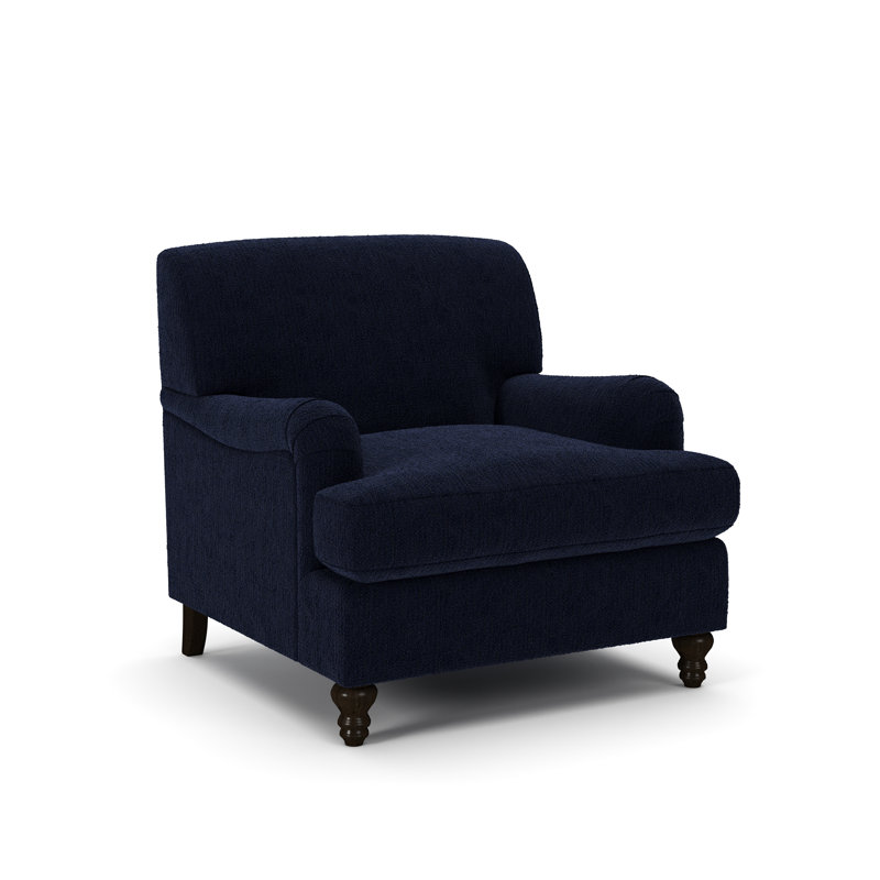 Fauteuil Walters, Davis bouclé performance encre