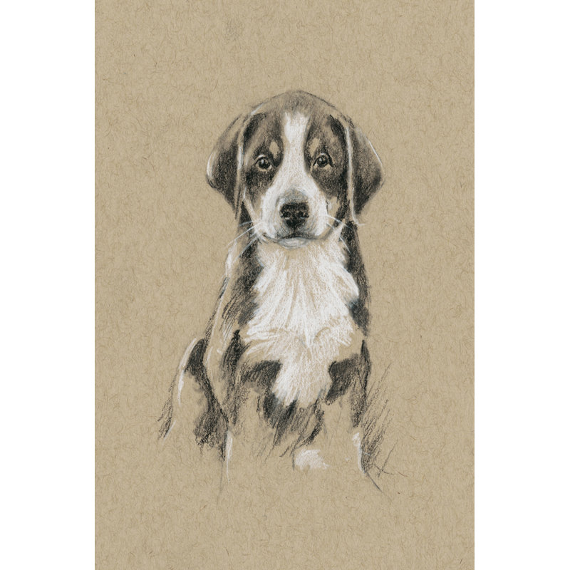 'Breed es II' by Ethan Harper - Painting Print, 30cm H x 20cm W, Wrapped Canvas