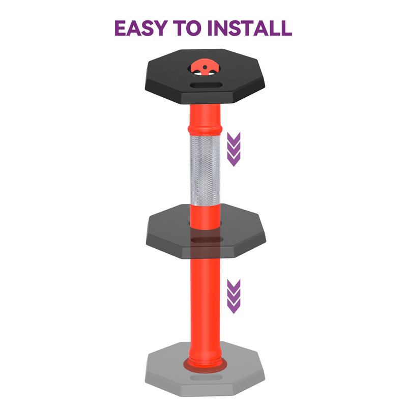 3 Pack Traffic Delineator Posts