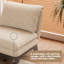 Canapé-lit pliable en velours côtelé 3 en 1, canapé-lit pliable et réglable (beige)-1592523017