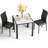 3-Piece Dining Set with Faux Marble Table Top-332719253