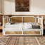 Lit de jour en rotin de style traditionnel avec 2 tiroirs pour un espace limité-1673443088-1673443183