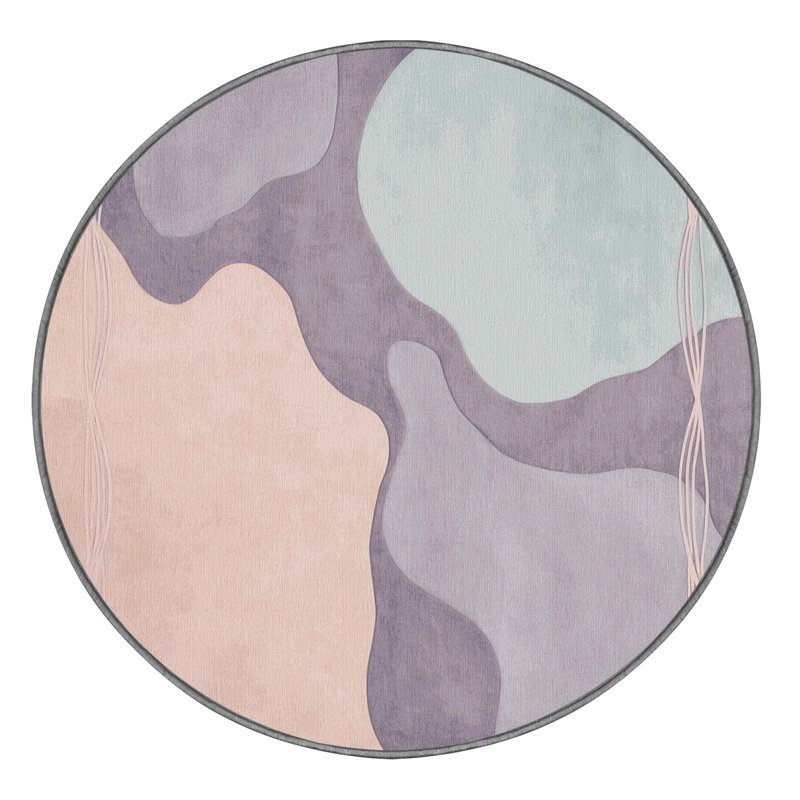 Seafoam Glow Rug, Round 6'