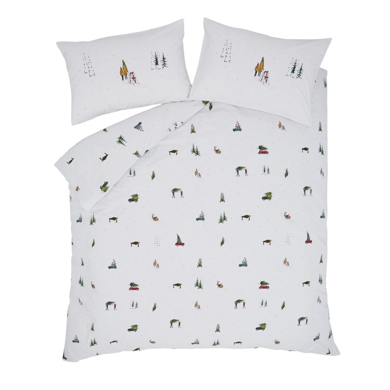 100% Cotton Duver Cover Set, Single - 1 Standard Pillowcase