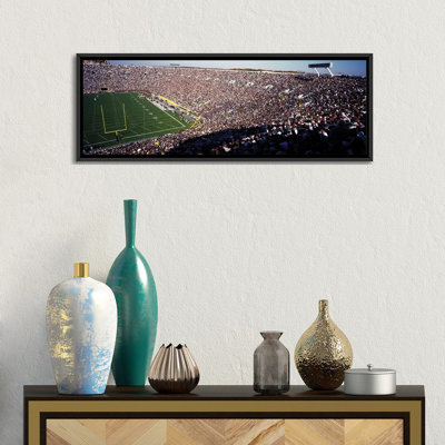 Notre Dame Stadium USA by Panoramic Images - Wrapped Canvas Panoramic Gallery-Wrapped Canvas Giclée