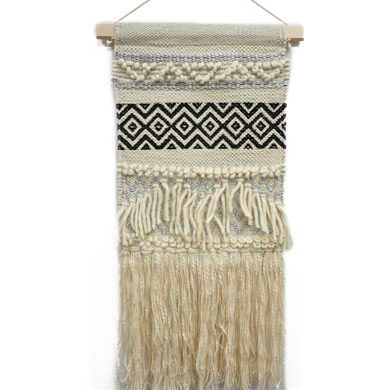 Macrame Hand Woven Wool Wall Hanging