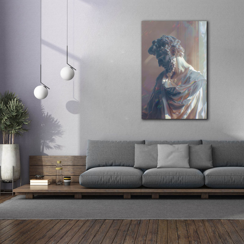 "Epin Graffiti" Reminiscing Of The Past "par Katalina Ooma, art mural sur toile, H 60 po x l 40 po x P 1,5 po