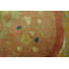 Antique Wool 1920s Oval Hand Knotted Pile Coral / Salmon Pink Rug