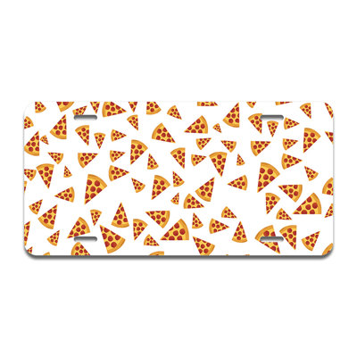 Body By Pizza Aluminum Plate Frame