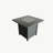 Covered Steel Outdoor Fire Pit Table