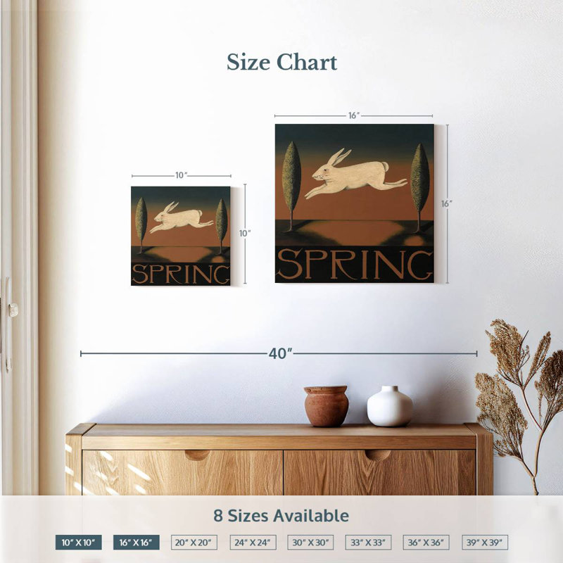 Brampt Joyful Spring I, 10" H x 10" W