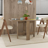 Artemio Rectangular Extendable Dining Table 130cm L x 76cm W - Drop Leaf Design for Small or Large Spaces