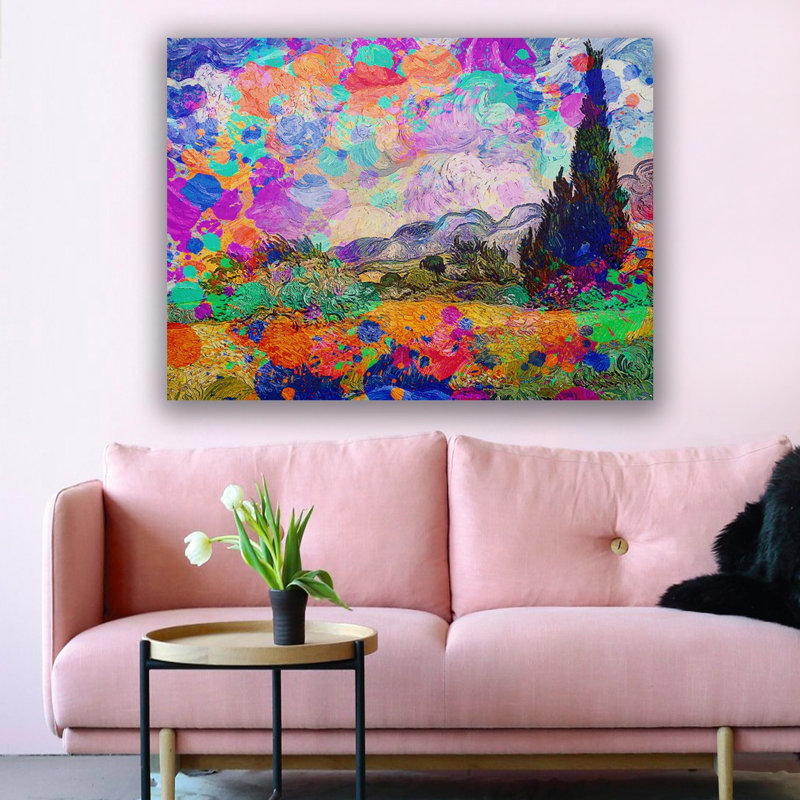 Superbe peinture sur toile décorative de 19,7 po x 27,6 po | 100% toile, cadre 100% bois (épaisseur: 1,2 po) | Parfait pour les amateurs de décoration intérieure et d'art
