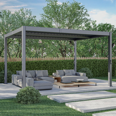 ALL Aluminum Pergola with Adjustable Roof