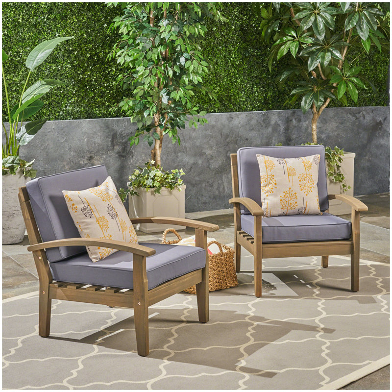 CHAISE CLUB PEYTON, Grey, Gris foncé