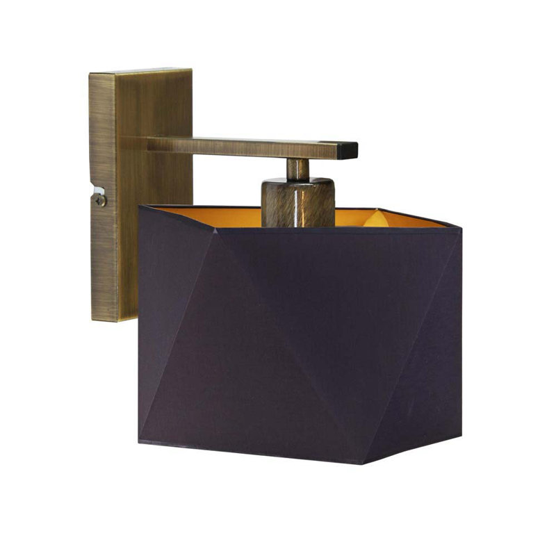 Zimmermann Steel Armed Sconce, Black
