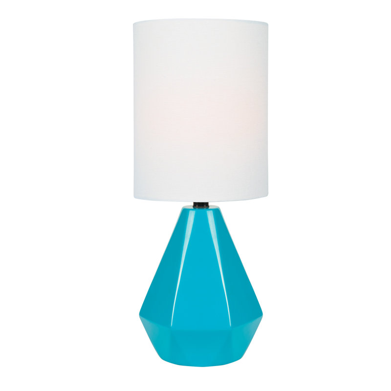 Bret Ceramic Table Lamp, Blue