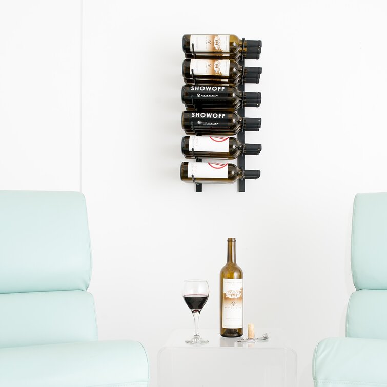 Indurial 18 Bottle Wall Mounted Wine Bottle Rack