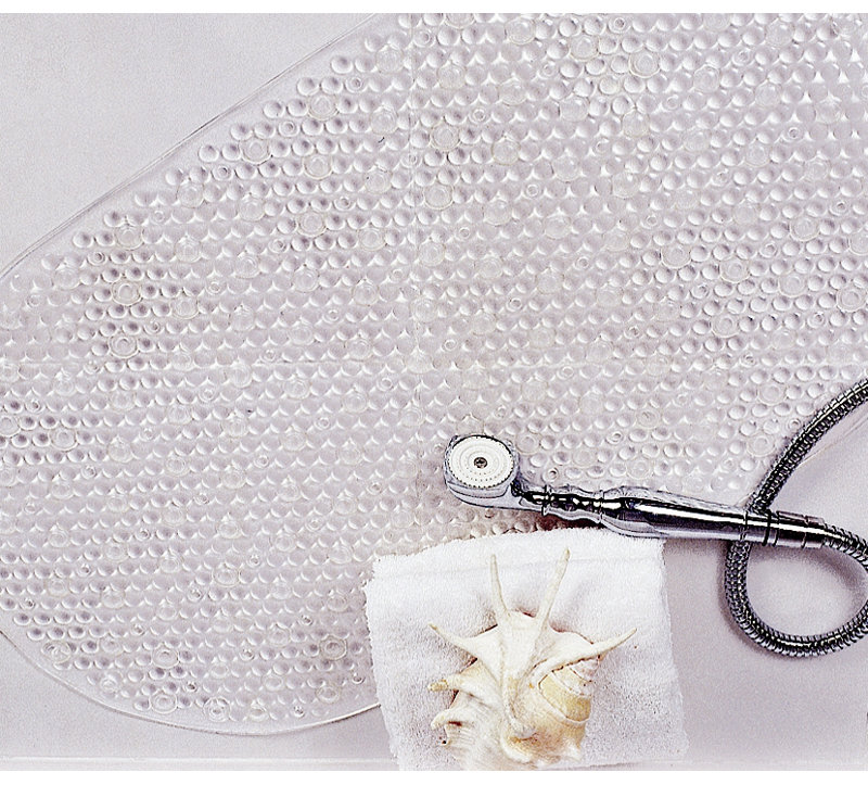 Marcello Plastic / Acrylic Bath Rug, Clear