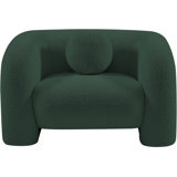 Izadora 44 inches W Boucle Fabric Chair