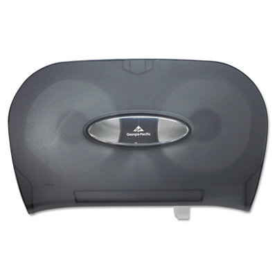 Micro-Twin Toilet Tissue Dispenser in Smoke
