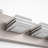 4-Light Brushed Nickel Dimmable LED Vanity Light, 26 in. with 5-Color Temperature Selectable, Rectangular Acrylic Shades-768200583