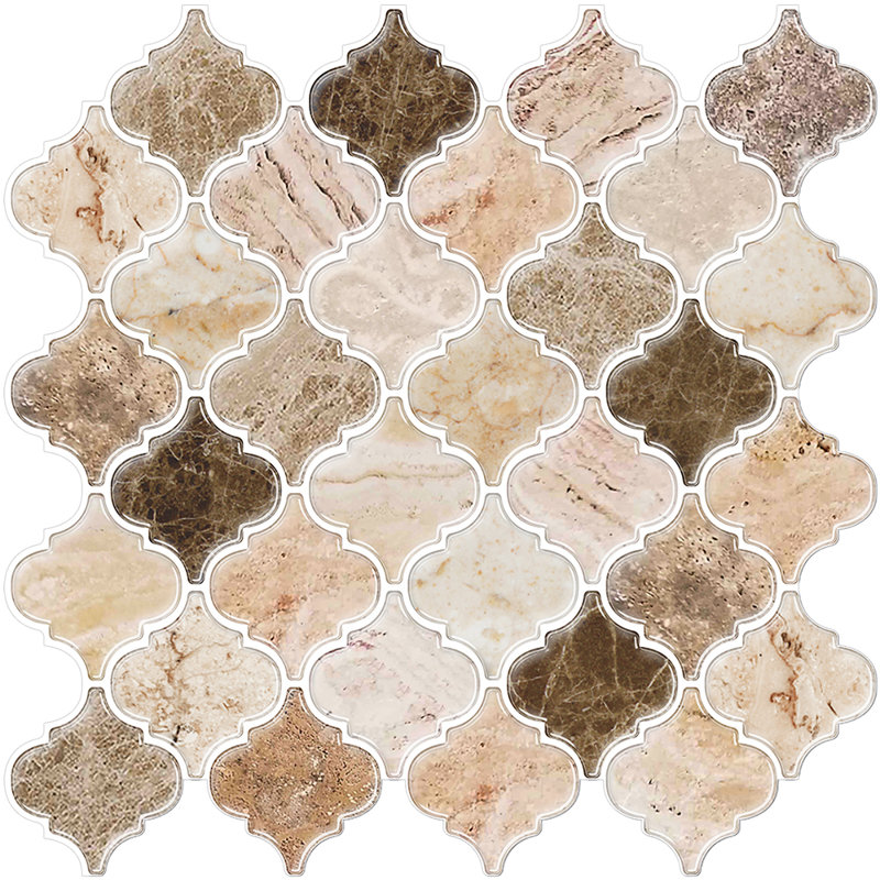 12" x 12" Vinyl Peel & Stick Mosaic Tile