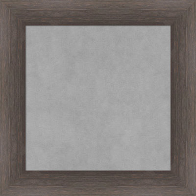 Hardwood Chocolate Framed Magnetic Board