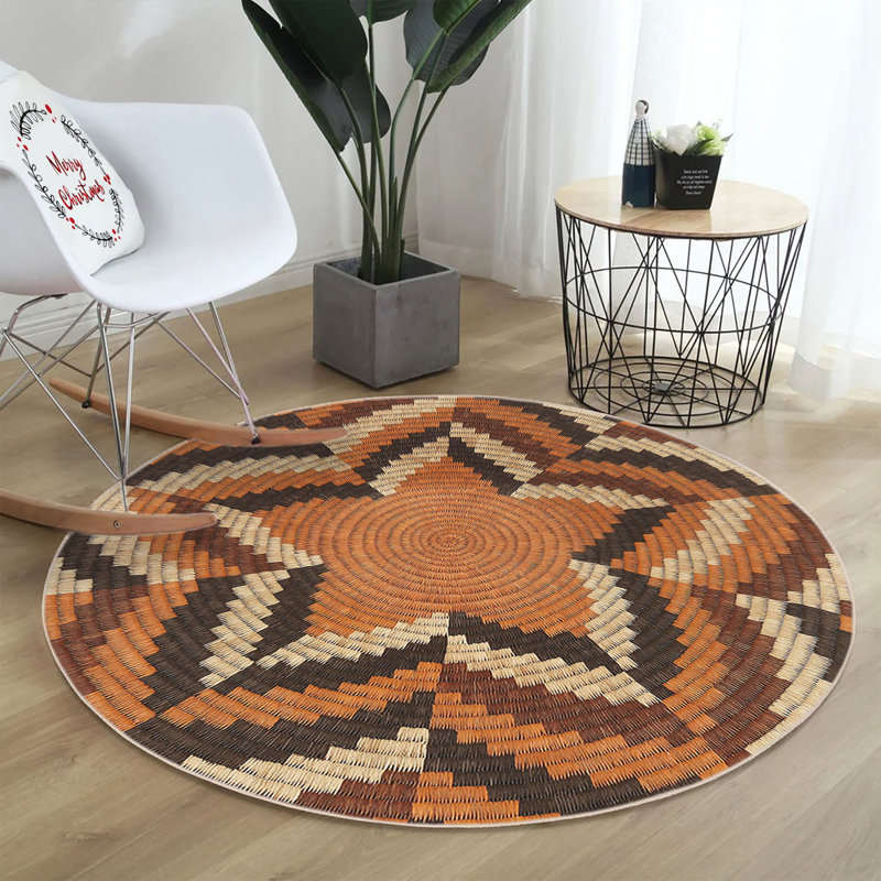 Round Noemi Area Rug, Round 90cm