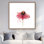 Imprimé mat à motif de marguerite rose | Art floral