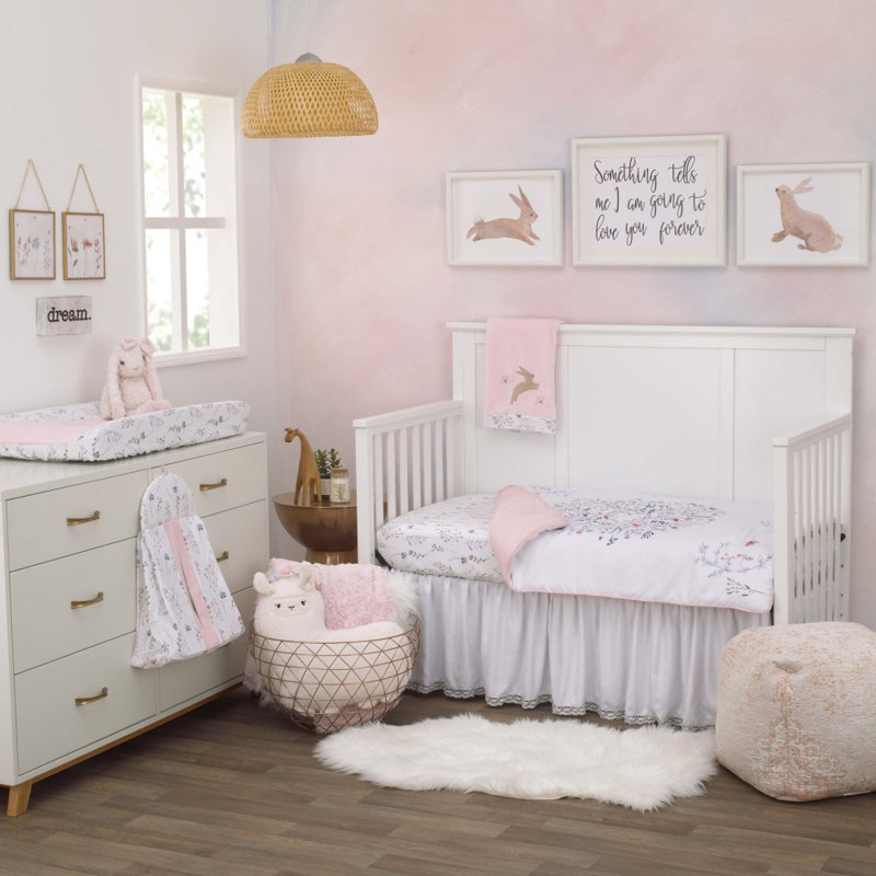 Ensemble de literie couronne pour lit de bébé 4 pièces Bulverde
