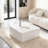 Modern Square Coffee Table , No Assembly Required, Stylish Living Rooms