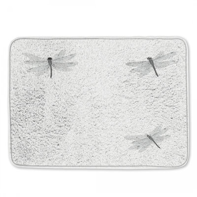 Tapis de bain Three Dragonfly Illustration