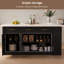 72" Modern Style Kitchen Islands With Multi-Storage-1180224551-1180224538