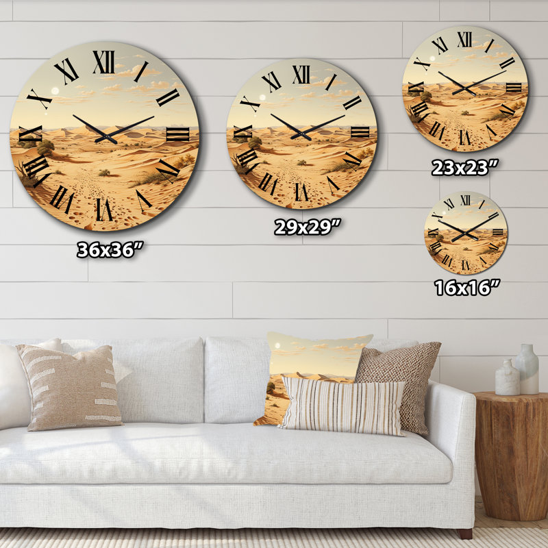 Horloge murale en métal, Moyenne