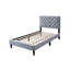 Tête de lit ajustable pour lit simple