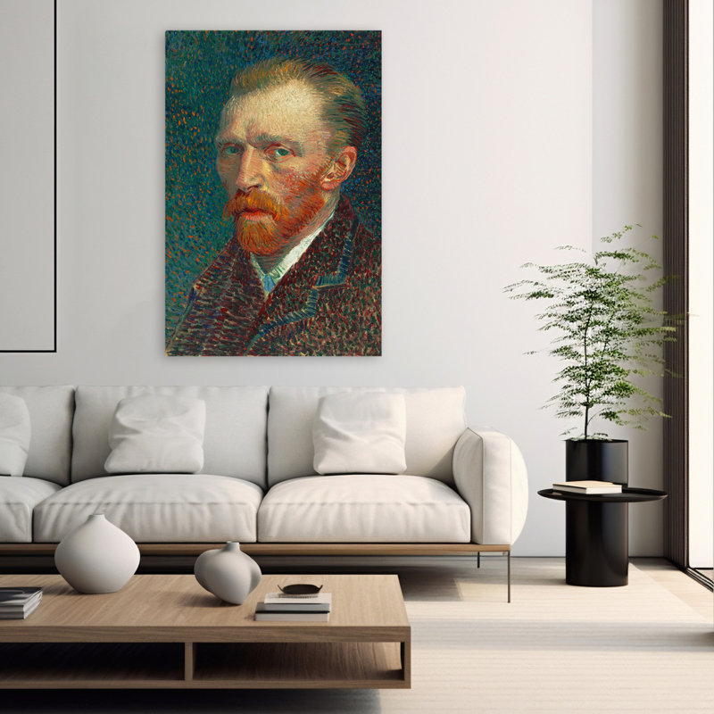 Autoportrait - musée d'art figuratif postimpressionniste, H 60 po x l 40 po