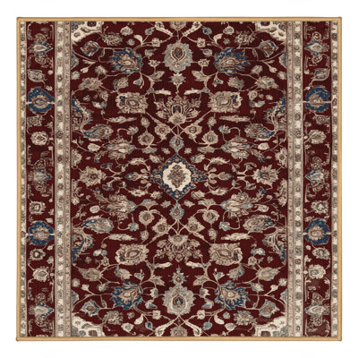Tapis brun lavable à la machine