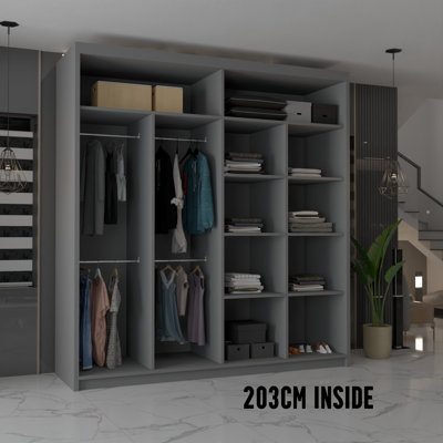 Nyhagen 2 Door Manufactured Wood Wardrobe