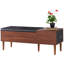 Gaige Faux Leather Upholstered Storage Bench